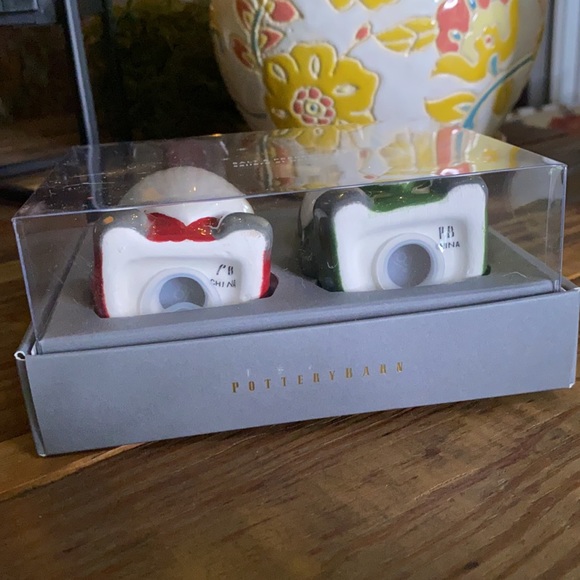 Pottery Barn Holiday Season Gnome Salt & Pepper Shakers - Picture 9 of 15